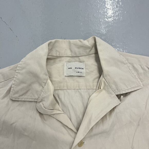 Vintage 60s Van Heusen Cream Cotton Loop Collar - Picture 5 of 5